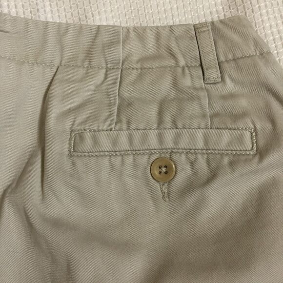 Lands End White Mid-Rise Straight Leg Chino Summer Pants w/Pockets Size 10 - Picture 10 of 15